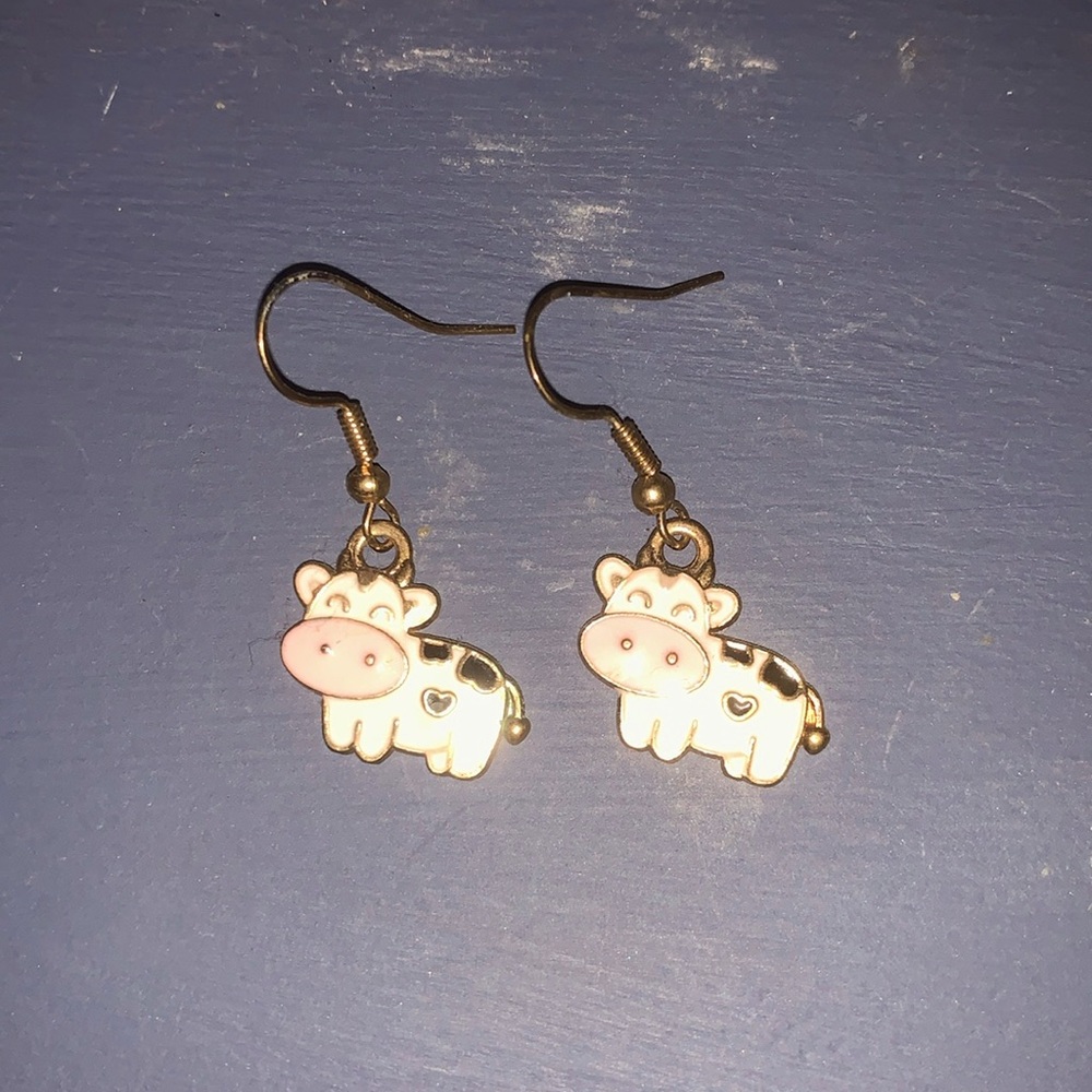 Cow Earrings